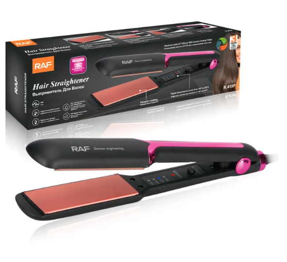Hair straightener with ceramic coating plates 38X100mm